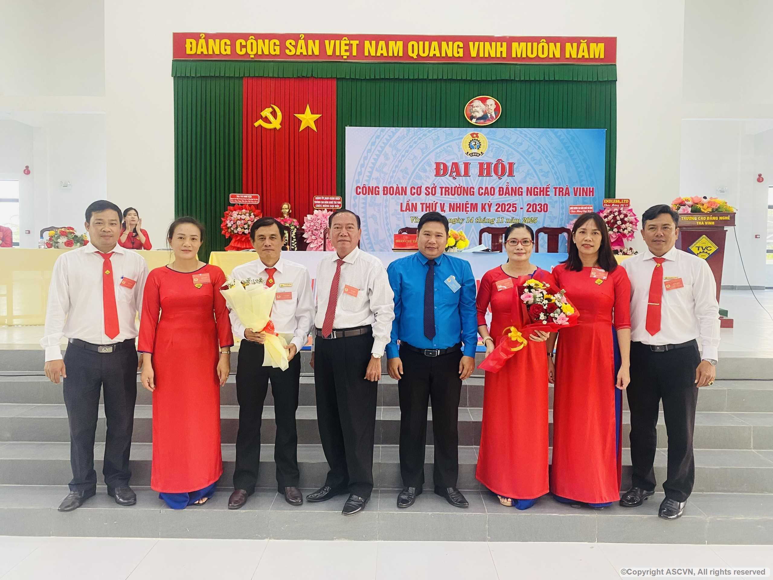 Trường Cao đẳng nghề Trà Vinh tổ chức Đại hội Công đoàn cơ sở lần thứ V, nhiệm kỳ 2025-2030 với tinh thần "Đoàn kết – Dân chủ – Kỷ cương – Đổi mới – Phát triển"